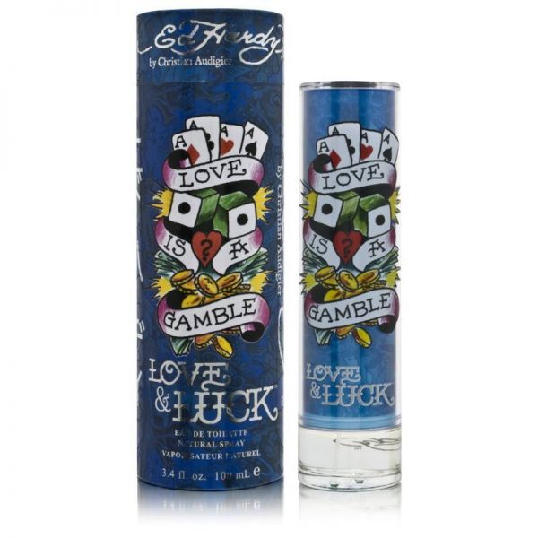 Christian Audigier Ed Hardy Love & Luck 100 ml Edt Sp For Men ויליאן אד הרדי אהבה ומזל 100 מ"ל לגבר