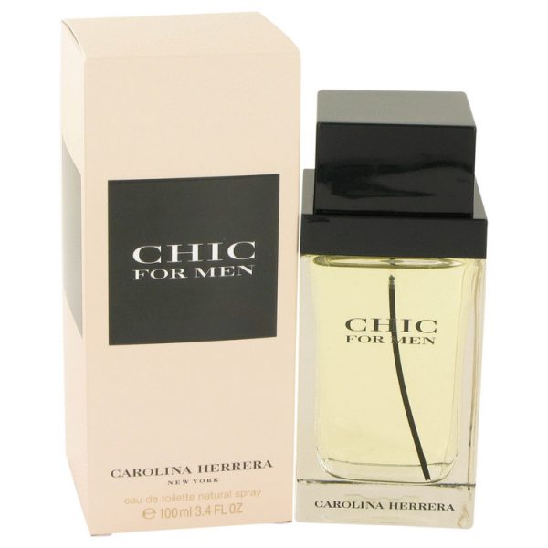 Carolina Herrera Chic 100 ML EDT Spray for Men קרולינה הררה שיק אדט לגבר 100 מ"ל- נדיר