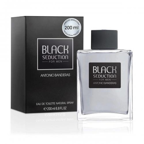 Antonio Banderas Black Seduction EDT 200 ML Spray אנטוניו בנדרס בלאק סדיוקיישן א.ד.ט 200 מ"ל