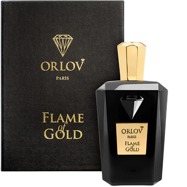 Orlov Paris Flame Of Gold Unisex EDP 75 ml אורלוב פלאם אוף גולד א.ד.פ 75 מ''ל