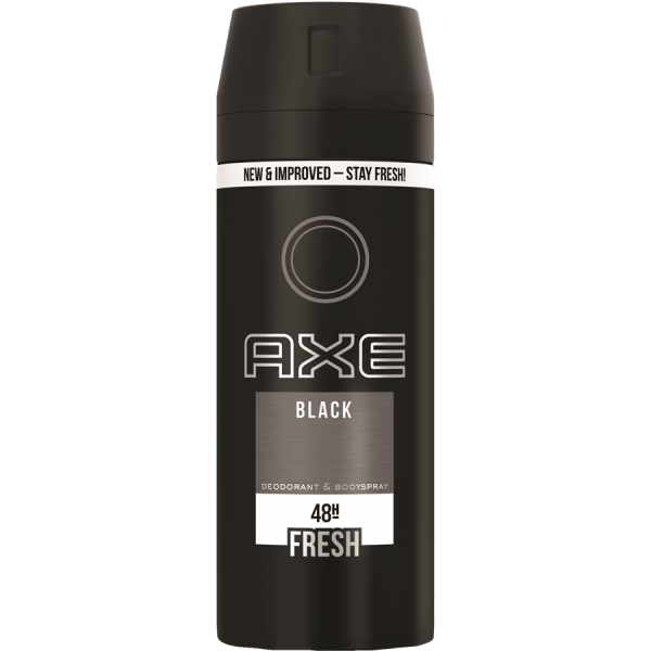 AXE Black 150 ml Deo Spray אקס דאו חדש ספריי בלק לגבר