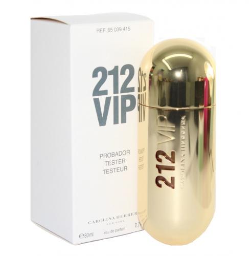 Tester Carolina Herrera 212 Vip Edp 80 ML טסטר בושם קרולינה הררה 212 וי.איי.פיי לאישה 80 מ"ל