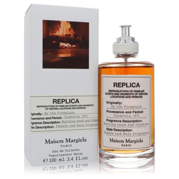 Maison Margiela Replica By The Fireplace Unisex EDT 100 ml מייסון מרגיאלה רפליקה ביי דה פאיירפלייס אדט 100 מ"ל