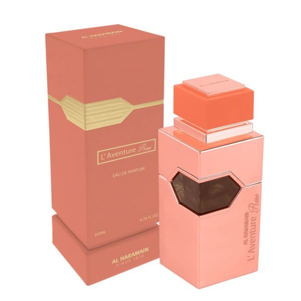 Tester L'Aventure Rose Al Haramain 200 ml E.D.P אל הרמיין טסטר לאבנטור רוז אדפ לאישה 200 מ"ל