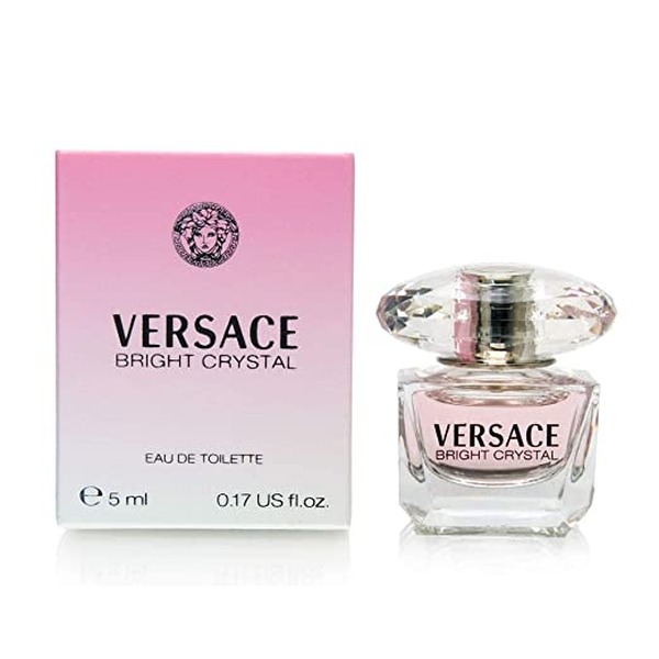 Versace Bright Crystal MINIATURE E.D.T 5ml ורסצ'ה ברייט קריסטל אדט לאישה 5 מ"ל מיניאטור