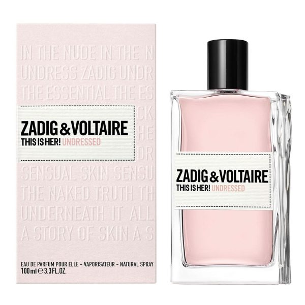 Zadig & Voltaire This is Her Undressed Women Eau De Parfum 100 ML Tester זאדיג אנד וולטר טסטר דיס איז הר אנדרסד אדפ לאישה 100 מ"ל