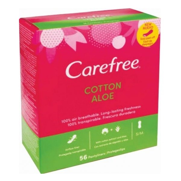 Carefree Cotton Aloe 56 Units קרפרי אלוורה 56 יחידות