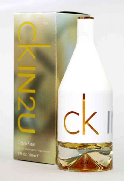 Calvin Klein Ck In 2 U 150 ml EDT For Women קלווין קליין סי קיי אין 2 א.ד.ט לאישה 150 מ"ל