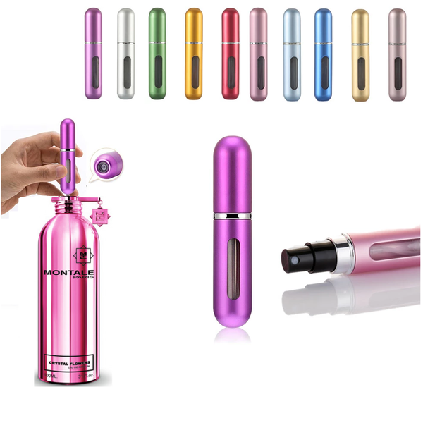 Travel Refill Bottle (random Color ) With Perfume 5ml מיכל אישי למילוי (צבע אקראי) מגיע כבר עם בושם 5 מ"ל - montale, 05