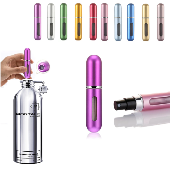 Travel Refill Bottle (random Color ) With Perfume 5ml מיכל אישי למילוי (צבע אקראי) מגיע כבר עם בושם 5 מ"ל - montale, 06