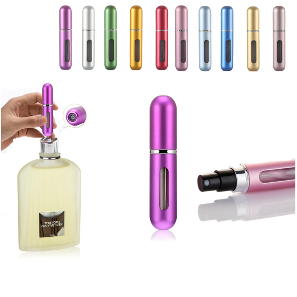 Travel Refill Bottle (random Color ) With Perfume 5ml מיכל אישי למילוי (צבע אקראי) מגיע כבר עם בושם 5 מ"ל - tom-ford, 01