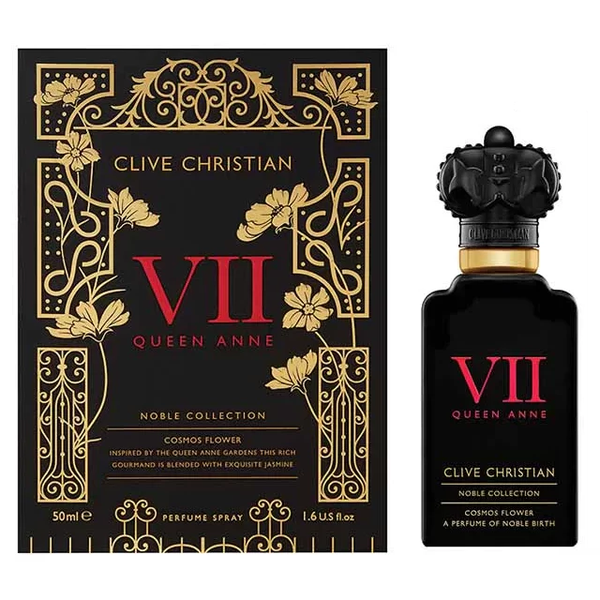 Clive Christian VII Queen Anne Cosmos Flower Feminine EDP 50 ml קלייב כריסטיאן VII קווין אן קוסמוס פלאוור אדפ לאישה 50 מ"ל
