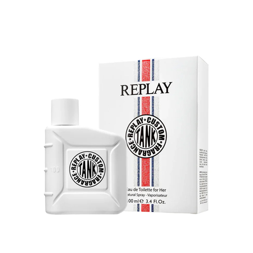 טנק קסטום פור הר אדט לאישה 100 מ"ל - ריפליי Replay - Tank Custom For Her EDT For Women 100ML