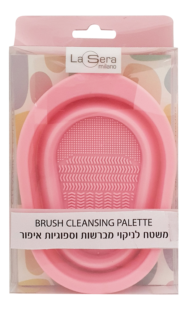לסרה משטח סיליקון מתקפל לניקוי מברשות וספוגיות איפור
