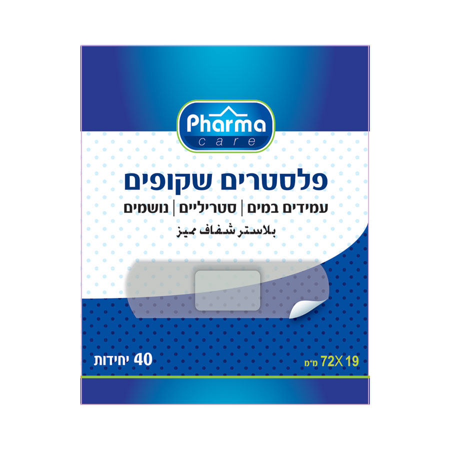 פארמה קר 40פלסטרים שקופים