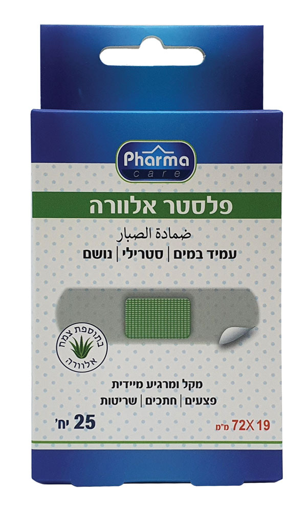 פארמה קאר פלסטר בתוספת אלוורה 25יח