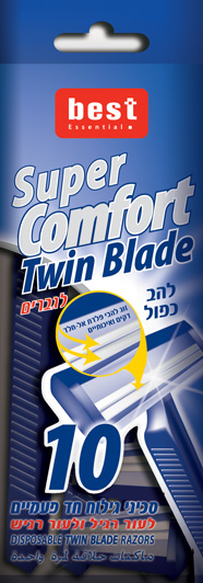 בסט סכ.גילוח גבר10יח