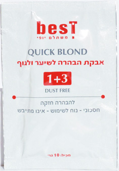 בסט אבקת הבהרה לשיער 10גר