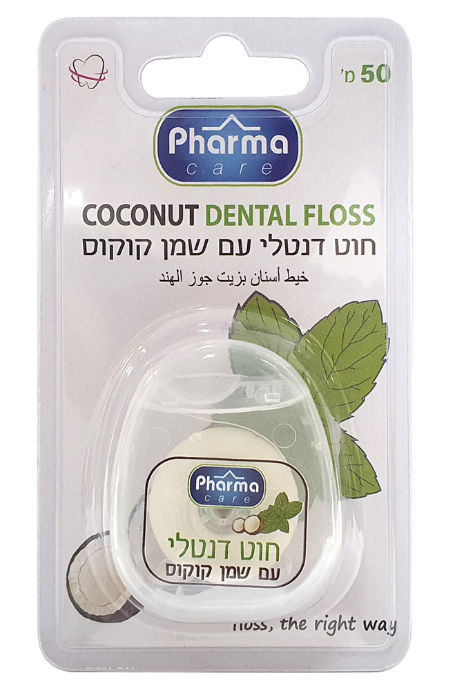פארמה קר חוט דנטלי בטעם קוקוס 50מ