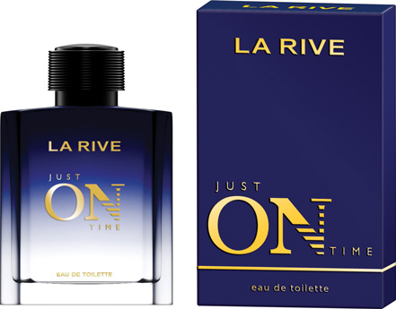 LA RIVE Just On Time Eau de Toilette לה ריב גאסט און טיים בושם לגבר אדט 100 מ"ל