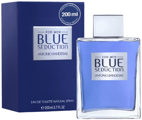 Antonio Banderas Blue Seduction EDT 200 ML Spray  אנטוניו בנדרס בלו סדיוקיישן א.ד.ט 200 מ"ל