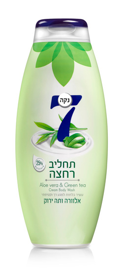 נקה ת.רחצה ירוק אלוורה 1ל