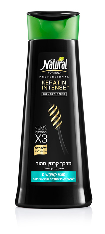 נ.פורמולה מרכך קרטין אינטנס למניעת קשקשים 400מל