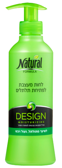 נטורל פורמולה ק.לחות ירוק גו קרלי לפתיחת תלתלים