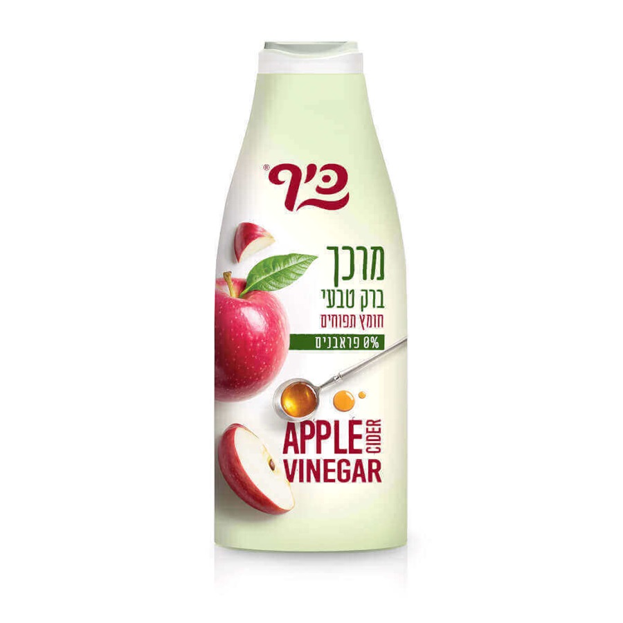 כיף מרכך לברק טבעי מועשר בחומץ תפוחים 700מ"ל