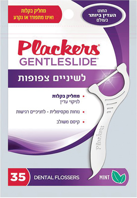 פלקרס חוט דנטלי ידית פלוסרס 36יח לצפוף