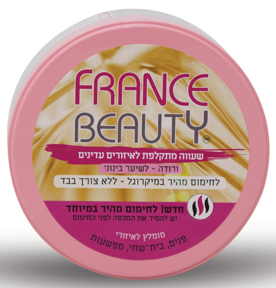 פראנס ביוטי שעווה למיקרוגל פנים ורוד70גר
