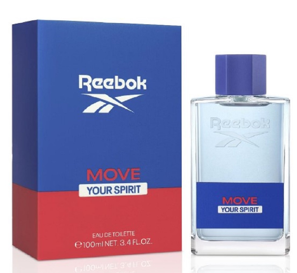 Reebok Move Your Spirit Men EDT 100 ml ריבוק מוב יור ספיריט בושם לגבר אדט 100 מ"ל