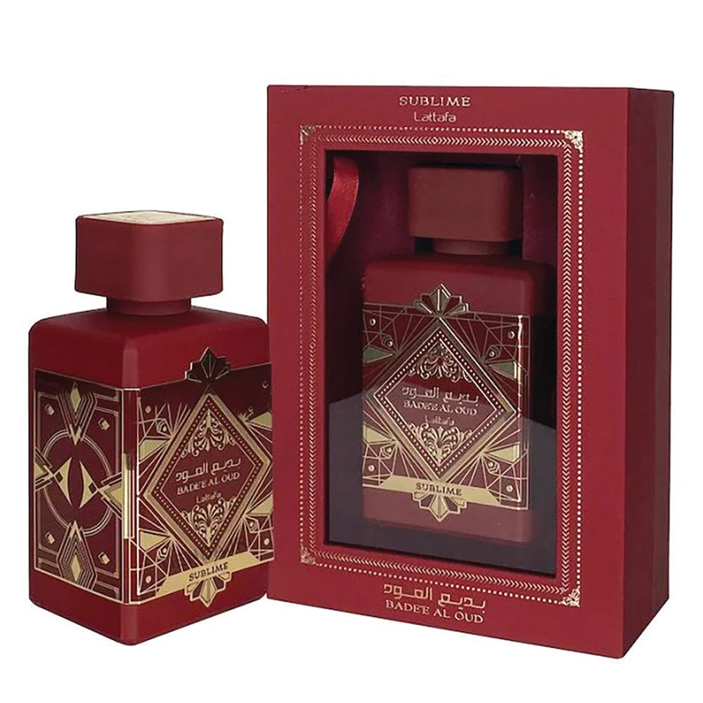 Lattafa Badee Al Oud Oud For Glory Sublime EDP Unisex 100 ML לטפה באדי אל אוד סאבלים בושם לגבר אדפ 100 מל
