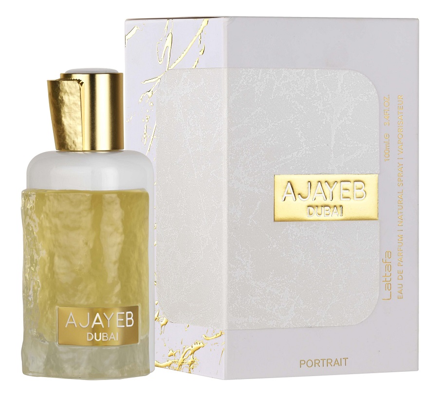 Lattafa Unisex Ajayeb Dubai Portrait EDP 100 ML לטפה הדגאב דובאי פורטריט אדפ 100 מל בושם יוניסקס