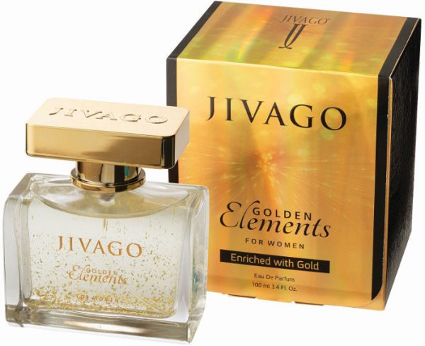 Jivago Golden Elements for Women Enriched with Gold EDP 100ML גיוואגו גולדן אלמנט אישה 100 מ"ל א.ד.פ
