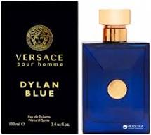 Versace Dylan Blue For Men Eau De Toilette 100 ml ורסצ'ה בושם דילן בלו אדט לגבר 100 מ"ל