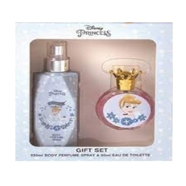 Disney Princess Gift Set 250ml Body Mist 50 ml EDT דיסני סט סינדרלה סט 50מ"ל +250 מבשם גוף