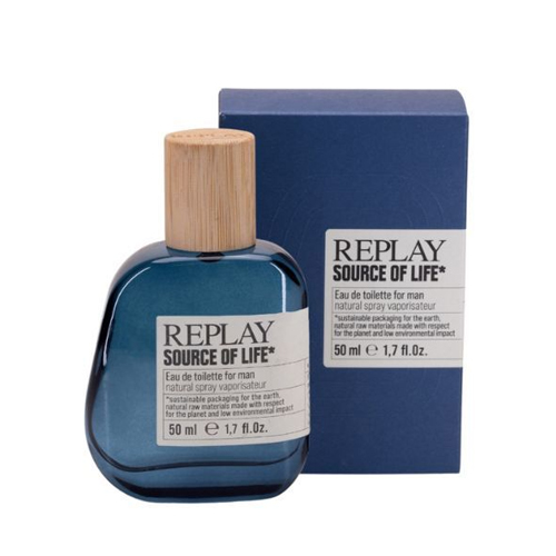 סורס אוף לייף אדט לגבר 100 מ"ל - ריפליי Replay - Source Of Life EDT For Men 100ML