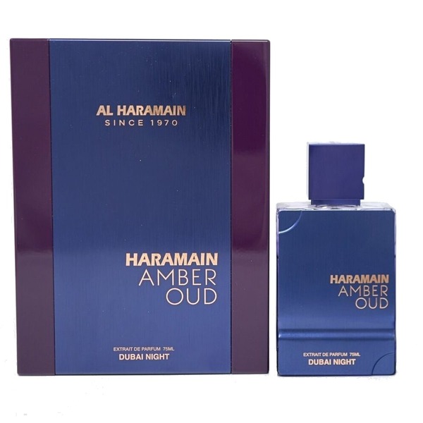 Al Haramain Ambe Oud Dubai Night Unisex Extrait De Parfum EDP 75 ml אל הרמיין אמבר אוד דובאי נייט אקסטרייט דה פרפיום יוניסקס 75 מ"ל