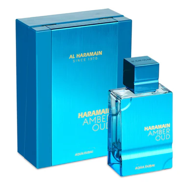 Al Haramain Amber Oud Aqua Dubai Extrait De Parfum Spray 100 ML Tester אל הרמיין אמבר אוד אקוא דובי יוניסקס 100 מ"ל