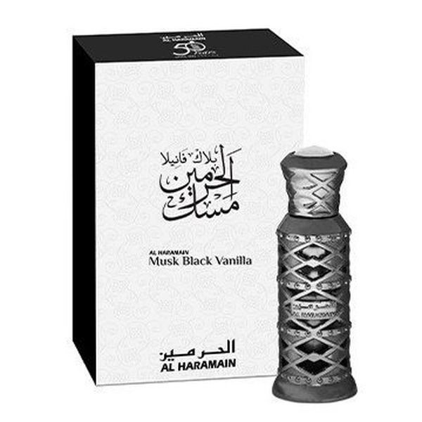 Al Haramain Musk Black Vanilla Unisex 12ml אל הרמיין מאסק בלאק ונילה פרפיום אויל יוניסקס 12 מ"ל- אל חרמיין