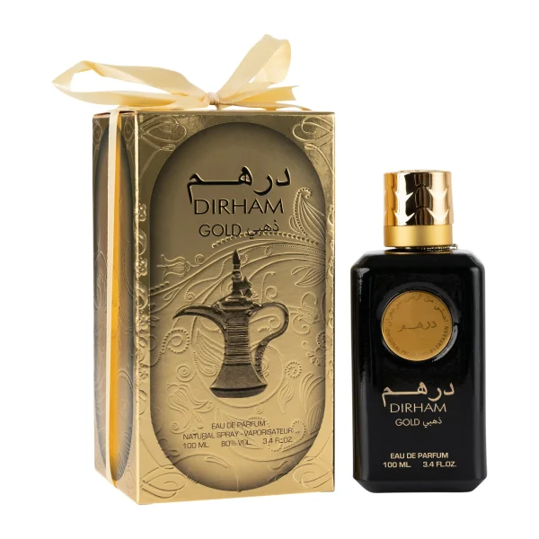 Ard Al Zaafaran Dirham Gold Eau de Parfum 100 ml בושם יוניסקס ארד אל זעפרן דירהם גולד אדפ 100 מ"ל