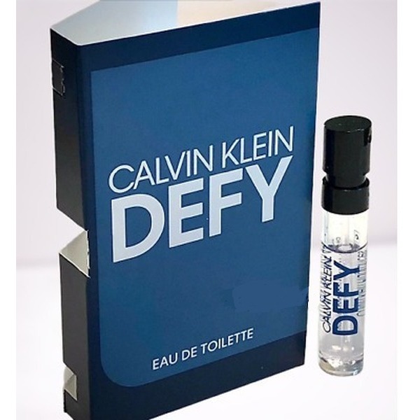 Calvin Klein Defy Men EDT 1.2 ml vial קלווין קליין דפיי אדט דוגמית לגבר 1.2 מ"ל