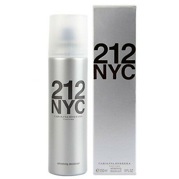 Carolina Herrera 212 Deo WOMEN 150 ML Spray קרולינה הררה דאודוראנט 212 לאשה 150 מ"ל