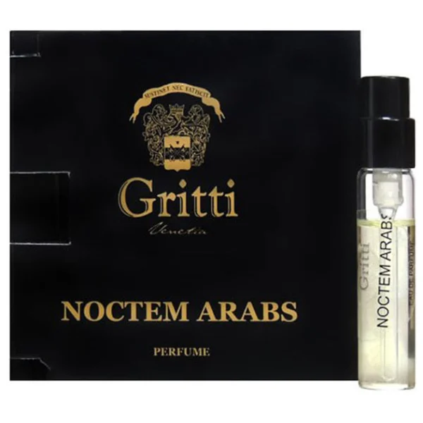 Gritti Noctem Arabs Perfume 2 ml vial דוגמית גריטי נוקטם עראבס אדפ יוניסקס 2 מ"ל