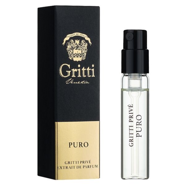 Gritti Puro Extrait De Parfum 2 ml vial גריטי דוגמית פורו אקסטרייט דה פרפיום יוניסקס 2 מ"ל