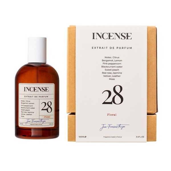 Incense #28 Floral Extrait De Parfum 100 ML אינסנס מס'28 פלורל יוניסקס אקסטרט דה פרפיום 100 מ"ל
