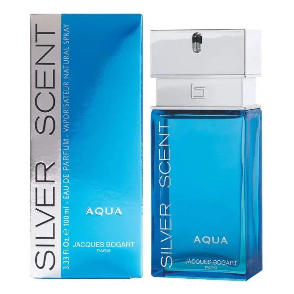 Jacques Bogart Silver Scent Aqua EDP 100 ML Spray בוגארט סילבר סנט  אקואו אדפ לגבר 100 מ"ל