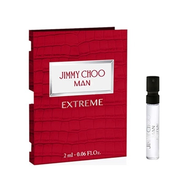 Jimmy Choo Man Extreme Eau De Parfum 2ml Vial דוגמית ג'ימי צ'ו בושם לגבר אקסטרים 2 מ''ל