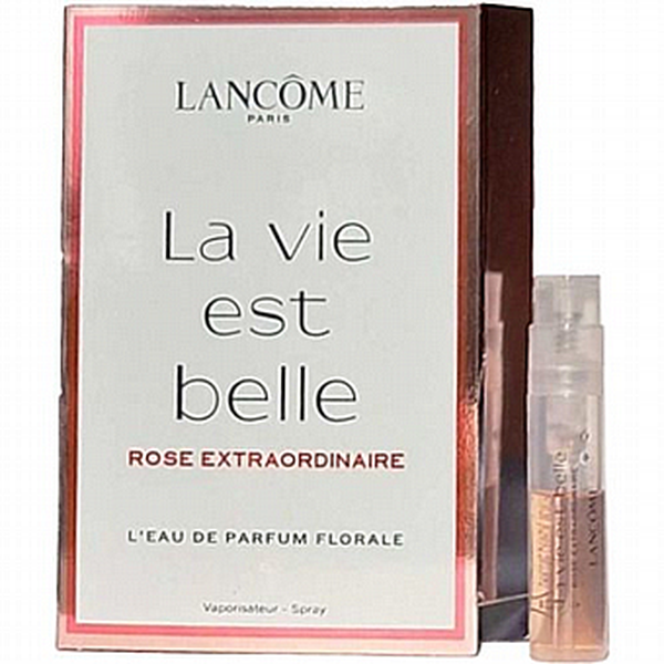 Lancome La Vie Est Belle Rose Extraordinaire L'eau De Parfum Florale 1.2 ml Vial לנקום לה ויה בל  אדפ לאישה בושם דוגמית 1.2 מ"ל